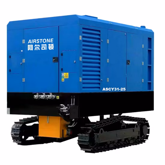 Compresseur d'air portatif simple résistant de moteur diesel de 185cfm 41kw