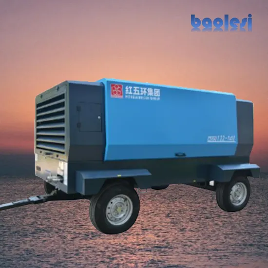 Compresseur mobile portatif à entraînement électrique pour l'industrie minière